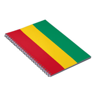 Caderno Espiral bandeira da Guiné
