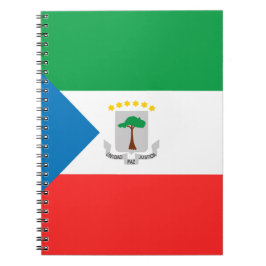 Caderno Espiral Bandeira da Guiné Equatorial