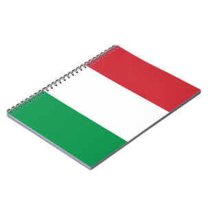 Caderno Espiral Bandeira da Itália