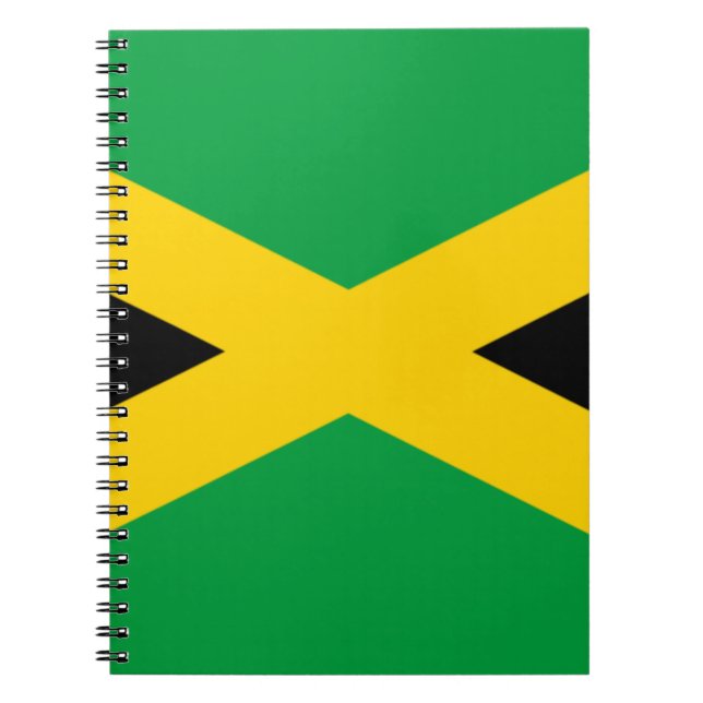Caderno Espiral Bandeira da Jamaica (Frente)
