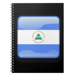 Caderno Espiral Bandeira da Nicarágua