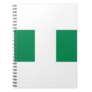 Caderno Espiral Bandeira da Nigéria