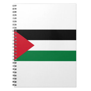 Caderno Espiral Bandeira da Palestina