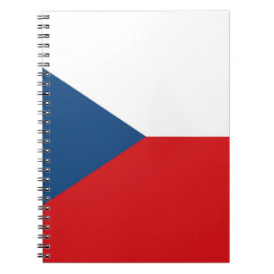 Caderno Espiral Bandeira da República Checa