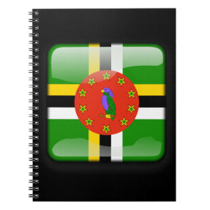 Caderno Espiral Bandeira da República Dominicana