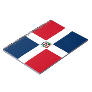 Caderno Espiral Bandeira da República Dominicana
