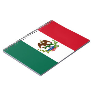 Caderno Espiral Bandeira da República Mexicana: 1824-1835, Papais