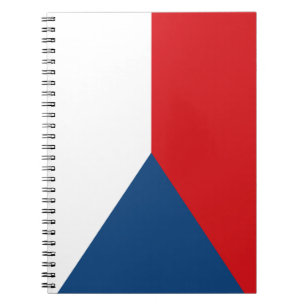 Caderno Espiral Bandeira da República Tcheca