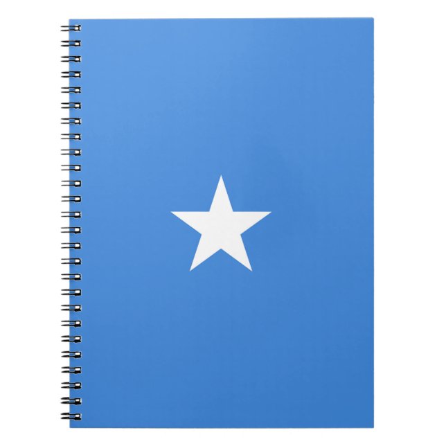 Caderno Espiral Bandeira da Somália (Frente)