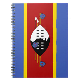 Caderno Espiral Bandeira da Suazilândia