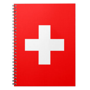 Caderno Espiral Bandeira da Suíça