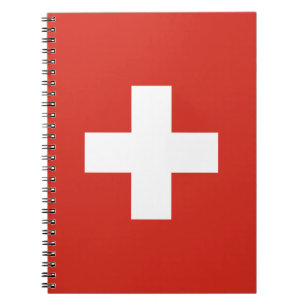 Caderno Espiral Bandeira da suiça