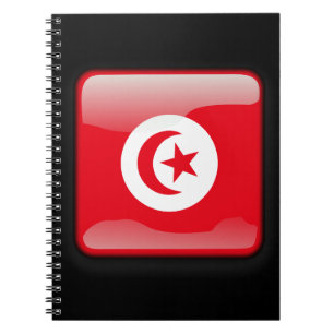 Caderno Espiral Bandeira da Tunísia