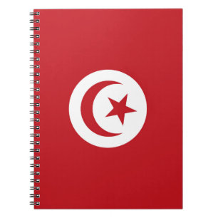 Caderno Espiral Bandeira da Tunísia