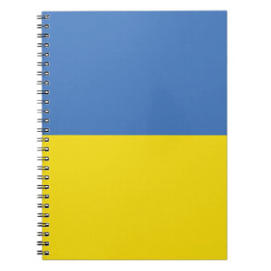 Caderno Espiral Bandeira da Ucrânia, Ucraniano Слава Україні Slava