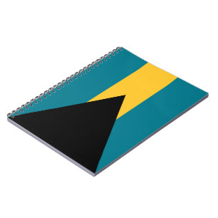 Caderno Espiral Bandeira das Baamas