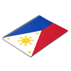 Caderno Espiral Bandeira das Filipinas