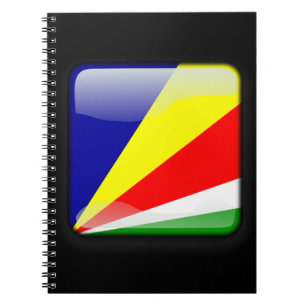 Caderno Espiral Bandeira das Seicheles