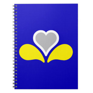 Caderno Espiral Bandeira de Bruxelas, Bélgica