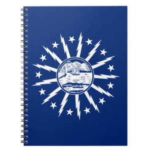 Caderno Espiral Bandeira de Buffalo, Notebook de Nova Iorque