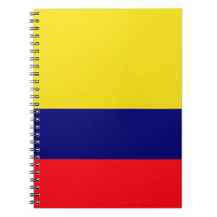 Caderno Espiral Bandeira de Colômbia