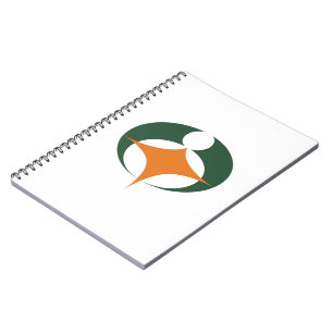 Caderno Espiral Bandeira de Koga, Shiga, Japão