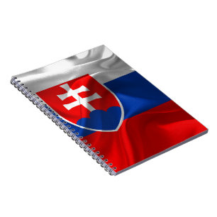 Caderno Espiral Bandeira de Slovakia