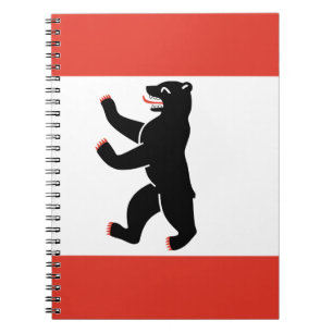 Caderno Espiral Bandeira do Bloco de Notas de Berlim