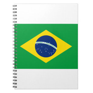Caderno Espiral Bandeira do Brasil