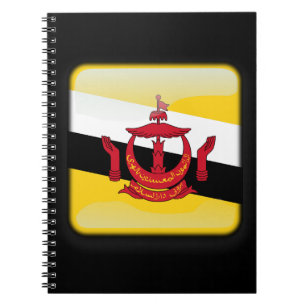Caderno Espiral Bandeira do Brunei