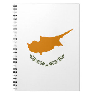 Caderno Espiral Bandeira do Chipre
