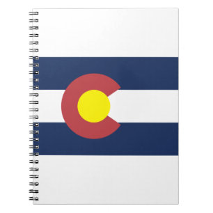 Caderno Espiral Bandeira do Colorado