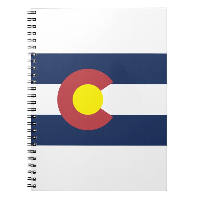 Caderno Espiral Bandeira do Colorado (Frente)