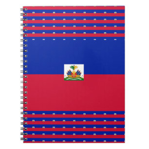 Caderno Espiral Bandeira do Haiti