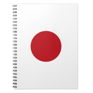 Caderno Espiral Bandeira do Japão