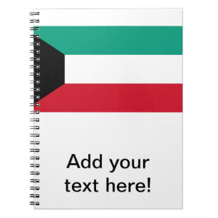 Caderno Espiral Bandeira do Kuwait