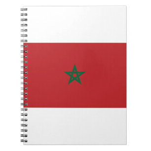 Caderno Espiral Bandeira do Marrocos