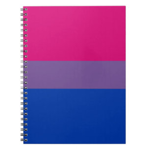 Caderno Espiral Bandeira do Orgulho Bi Bissexual