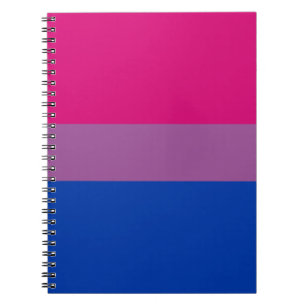 Caderno Espiral Bandeira do Orgulho Bissexual