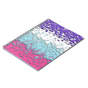 Caderno Espiral Bandeira do Orgulho Multissexual Funky Trippy Ripp