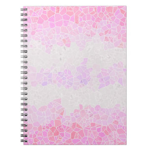 Caderno Espiral Bandeira do Orgulho Pomosssexual Abstrato Mosaico