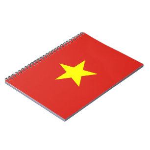 Caderno Espiral Bandeira do Vietname