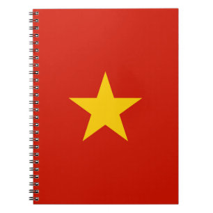 Caderno Espiral bandeira do Vietname