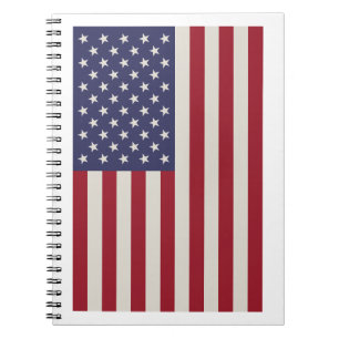 Caderno Espiral Bandeira dos Estados Unidos da América (1960)