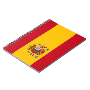 Caderno Espiral Bandeira espanhola