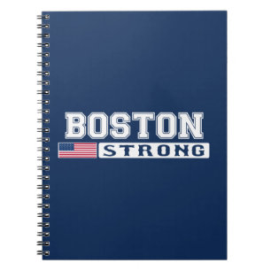 Caderno Espiral Bandeira FORTE de BOSTON E.U.