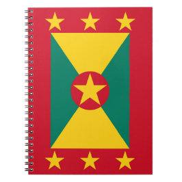 Caderno Espiral Bandeira Granada