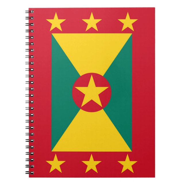 Caderno Espiral Bandeira Granada (Frente)