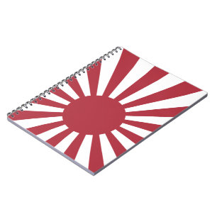 Caderno Espiral Bandeira Imperial do Sol Nascente do Japão, Edo a
