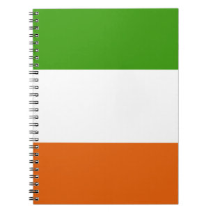 Caderno Espiral Bandeira irlandesa